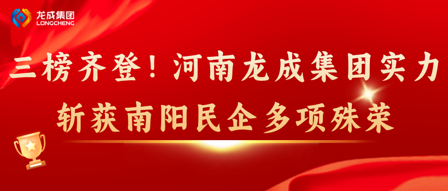 三榜齐登！河南龙成集团实力斩获南阳民企多项殊荣